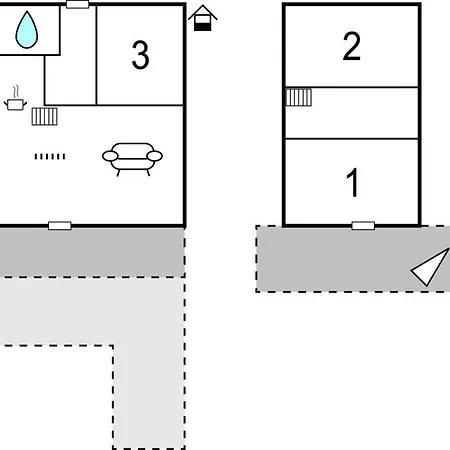 펜션 Nykobing Sj With Fireplace 12 Klint